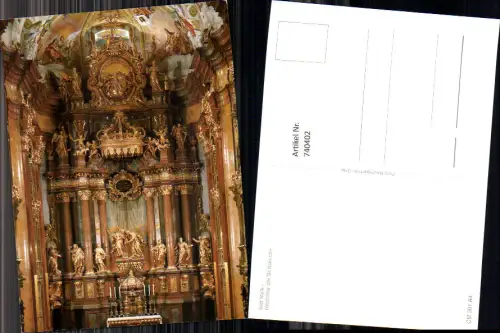 740402 Stift Melk Wachau Hochaltar der Stiftskirche Inneres