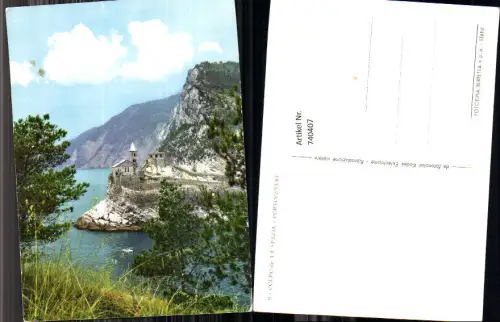 740407 Golfo de la Spezia Portovenere Küste Kirche Italy