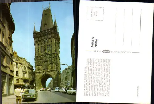 740410 Praha Prag Prasna brana na Starem Meste Pulverturm Altstadt