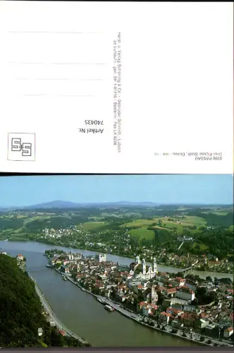 740435 Passau Drei-Flüsse-Stadt Donau Inn Ilz