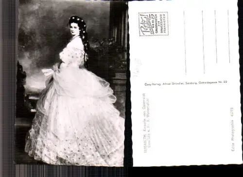 740489 Adel Kaiserin Elisabeth Kleid Sisi Sissi