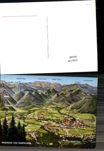 740580 Ruhpolding Obergschwend Brand Fuchsau Zell Laubau Buchschachen