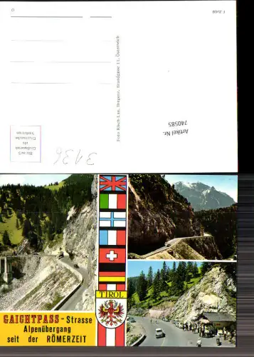 740585 Gaichtpass Tirol Weißenbach am Lech Nesselwängle