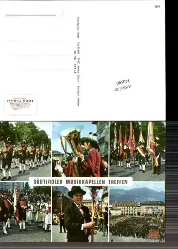 740590 Trentino Südtiroler Musikkapellen Treffen Kaltern Trachten Bozen Bolzano