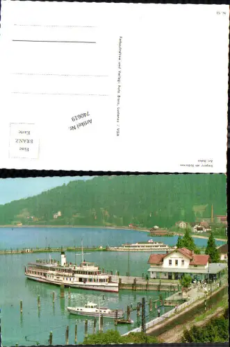 740619 Bregenz am Bodensee Hafen Dampfer Schiff