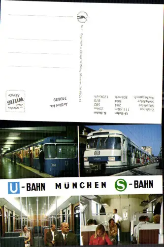 740639 München U-Bahn S-Bahn Lokomotive Lok Zug Deutsche Bahn Eisenbahn