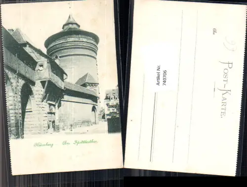 740706 Nürnberg Am Spittlerthor Turm