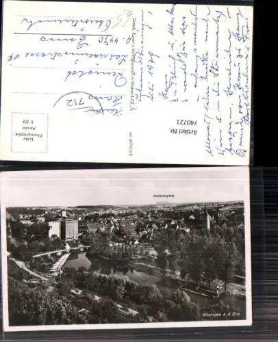 740721 Foto AK Bissingen a. d. Enz