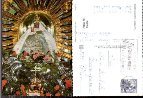740836 Gnadenmutter Mariazell Altar Religion