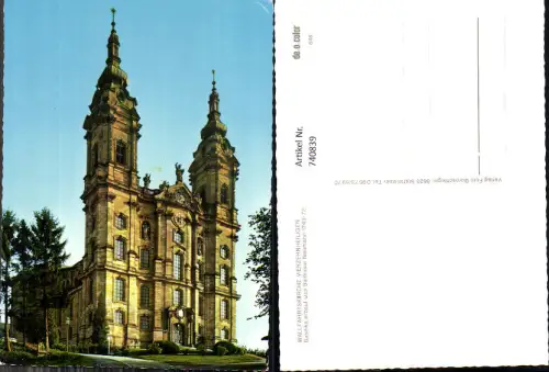 740839 Wallfahrtskirche Vierzehnheiligen Basilika Bad Staffelstein