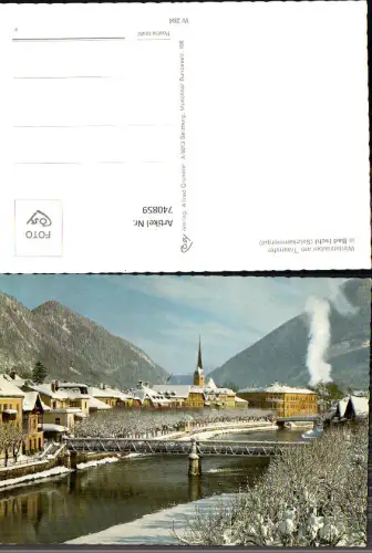 740859 Bad Ischl Salzkammergut Winterzauber am Traunufer