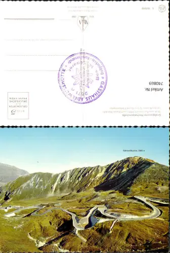 740869 Großglockner Hochalpenstraße Blick vom Fuschertörl Fusch a. d. Großglocknerstraße