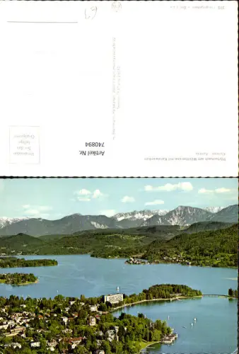 740894 Pörtschach a. Wörthersee mit Karawanken Kärnten