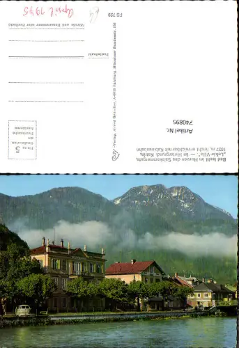 740895 Bad Ischl Lehar-Villa Katrin im Hintergrund