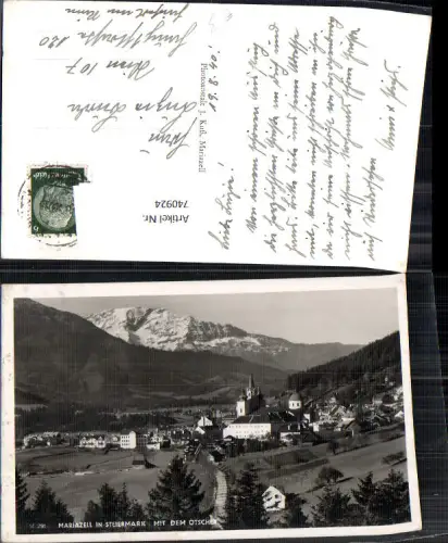 740924 Foto AK Mariazell Maria Zell mit dem Ötscher