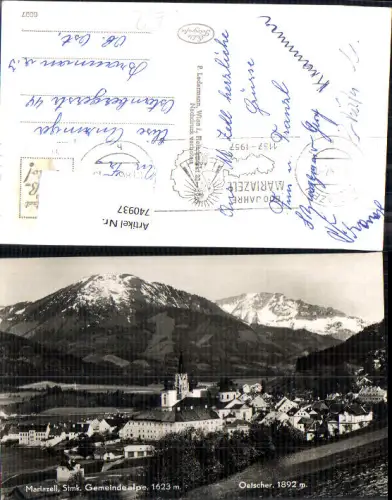 740937 Foto AK Mariazell Maria Zell Gemeindealpe u. Ötscher