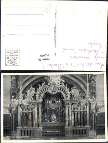 740939 Mariazell Maria Zell Gnadenaltar Basilika Inneres