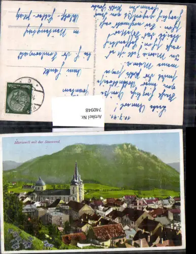 740948 Mariazell Maria Zell mit Sauwand