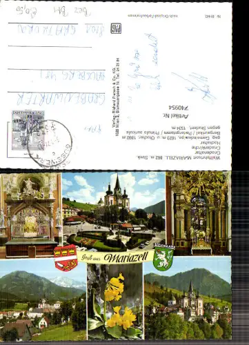740954 Mehrbild AK Mariazell Maria Zell Gnadenkirche Gemeindealpe Ötscher