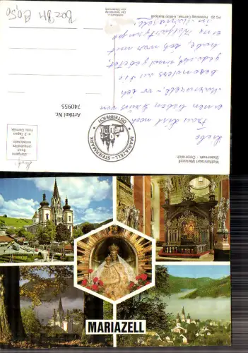 740955 Mehrbild AK Mariazell Maria Zell Gnadenaltar Gnadenmutter Basilika Nebelmeer