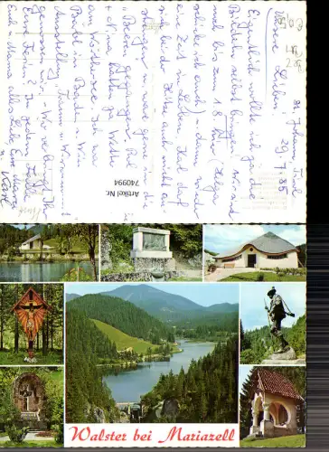 740994 Mehrbild AK Mariazell Maria Zell Bruder-Klaus-Kirche Tirolerkreuz Hubertuskapelle