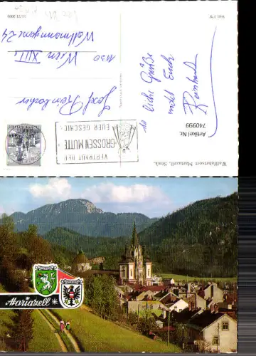 740999 Mariazell Maria Zell Wallfahrtsort Wanderweg Frauen