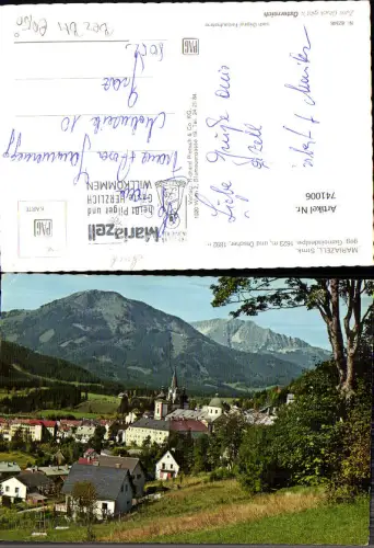 741006 Mariazell Maria Zell geg. Gemeindealpe u. Ötscher