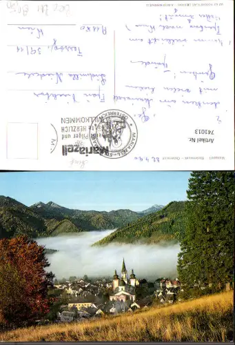 741013 Mariazell Maria Zell im Nebelmeer