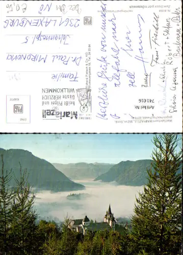 741016 Mariazell Maria Zell im Nebelmeer geg. Hochschwab