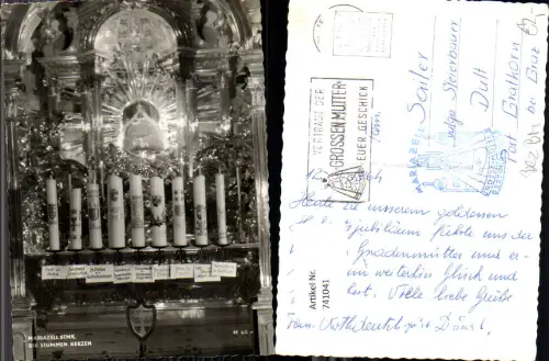 741041 Mariazell Maria Zell Basilika Die Stummen Kerzen