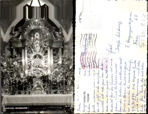 741048 Foto AK Mariazell Maria Zell Basilika Gnadenaltar