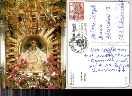 741056 Mariazell Maria Zell Basilika Gnadenstatue