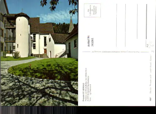 741061 Propstei St Gerold Sankt Gerold Großwalsertal Pension u. Klosterkeller
