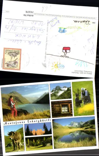 741078 Mehrbild AK Motive aus dem Montafon Schatzkästli Wandern St Gallenkirch