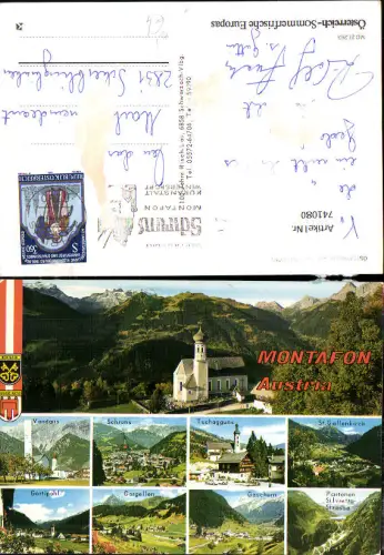 741080 Mehrbild AK Montafon Vandans St Gallenkirch Gaschurn Gargellen
