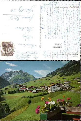 741086 Hirschegg mit Widderstein u. Heuberg Kleinwalsertal
