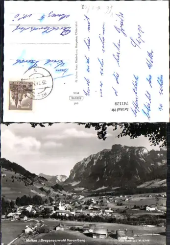 741129 Foto AK Mellau im Bregenzerwald pub Risch-Lau W 12746