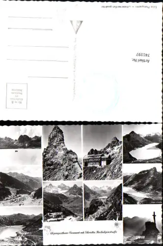 741197 Mehrbild AK Partenen Alpengasthaus Vermunt m. Silvretta Hochalpenstraße Bieler Höhe