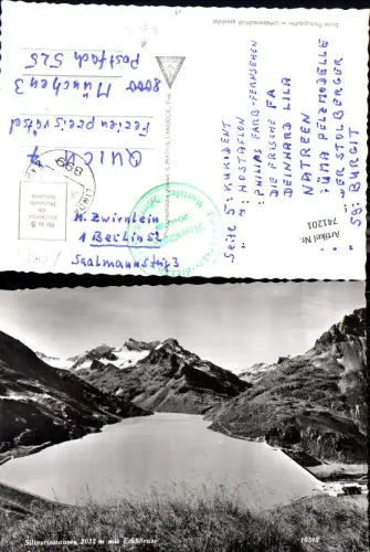 741201 Foto AK Silvrettastausee m. Eckhörner Partenen Montafon