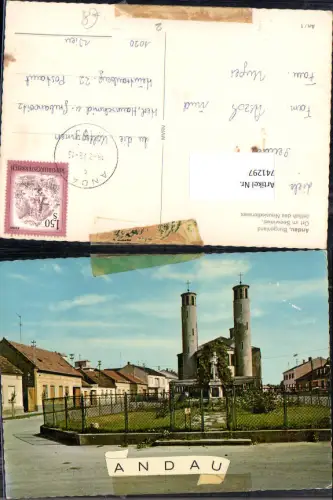 741297 Andau Ort im Seewinkel östlich d. Neusiedlersees Kirche