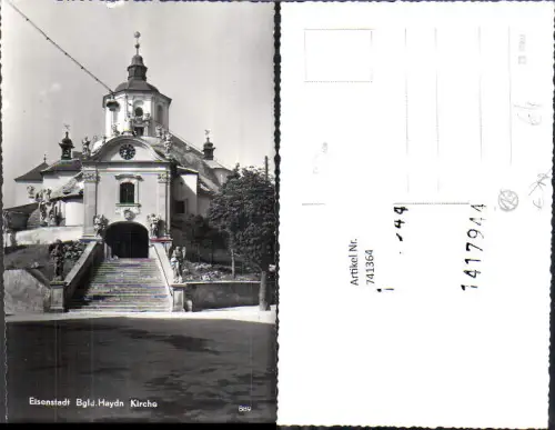 741364 Foto AK Eisenstadt Haydn-Kirche Bergkirche