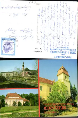 741386 Mehrbild AK Bernstein Edelerpentingemeinde Seniorenheim