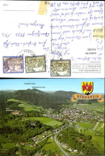 741393 Fliegeraufnahme Bernstein Burg Bernstein pub Alpine Luftbild 77225