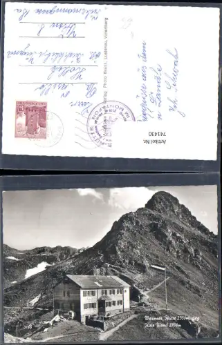 741430 Foto AK Schruns Wormser Hütte Rote Wand Montafon