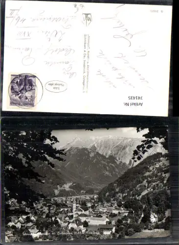 741435 Foto AK Schruns im Montafon mit Zimbaspitze
