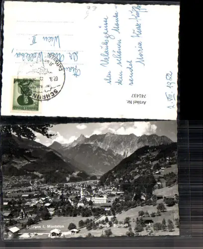 741437 Foto AK Schruns im Montafon Ansicht