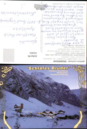 741453 Gaschurn Montafon Partenen Film Reklame Schlafes Bruder Eschberg Filmdorf