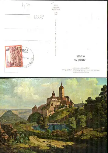 741484 Künstler AK Leopold Kerpel Forchtenstein Burg
