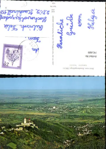 741489 Forchtenstein Blick vom Rosaliengebirge