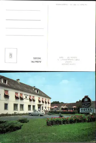 741501 Foto AK Heiligenkreuz im Lafnitztal Gasthof Edith Gibiser Reklame Punitgamer Bier